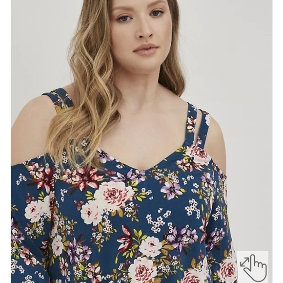 TORRID, PLUS 2, NWT, BLUE - Picture 6 of 7